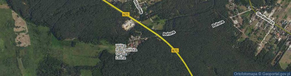 Zdjęcie satelitarne Zamostki Wólczyńskie ul.